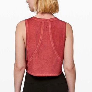 Lululemon muscle love crop tank top
